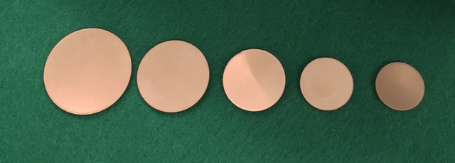 円形プレート 銅
